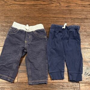 Baby pants. Navy blue. 6 months